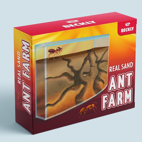 Eye Catching Ant Farm Box Design Design by Radmilica
