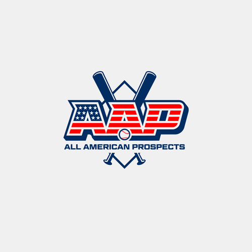 All American Prospects Baseball logo design! Design réalisé par XarXi