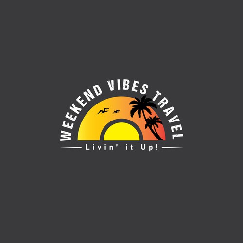 Design a Travel Logo for Weekend Vibes Travel Design by Pragiee