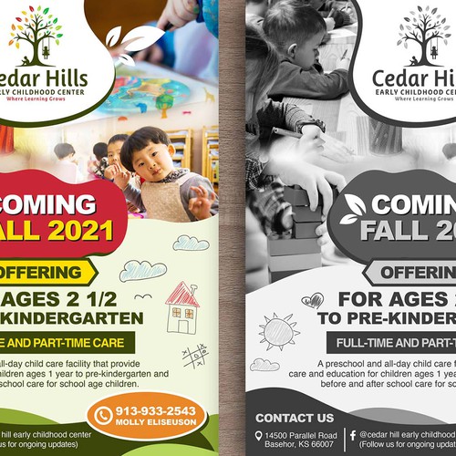 Design Half Page Flyer for Preschool por DITA SUTARSO