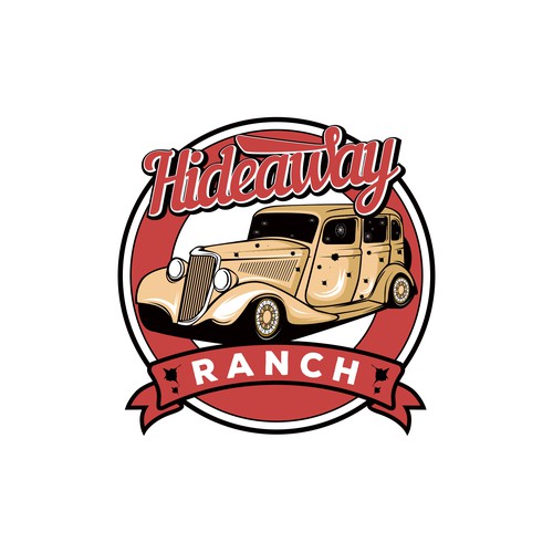 Bonnie and Clyde* Hideaway Ranch Logo/Brand design! Design by Fast Studio⚡
