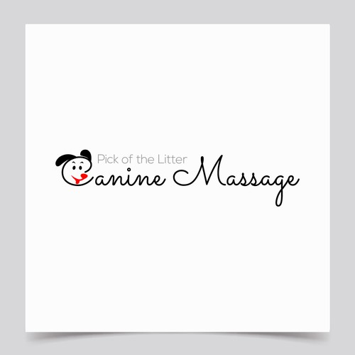 Design creative and clean canine massage therapy logo that stands apart from other pet related logos Design by Rudrapriya