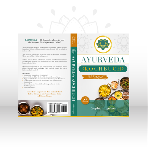 Book-Cover for Ayurveda Cookbook - Cover für Ayurveda Kochbuch Design by yvesward