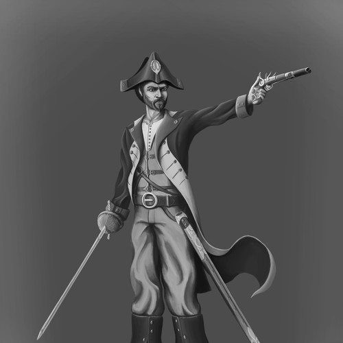 Design two concept art characters for Pirate Assault, a new strategy game for iPad/PC Design by Sebastian Sabo