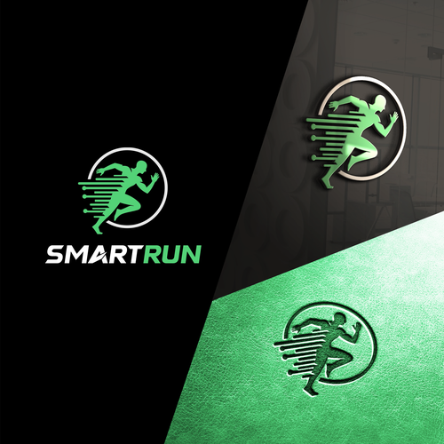 We need a powerful and exciting logo for our running app. Design réalisé par -Spartacus-