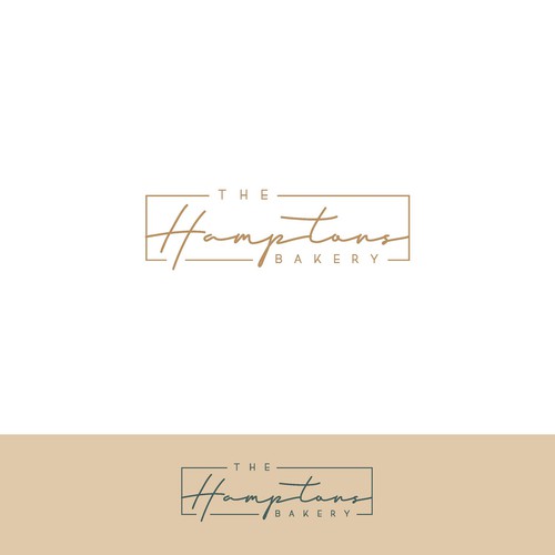 The Hamptons Bakery Logo Design by Naveera S. Aftab