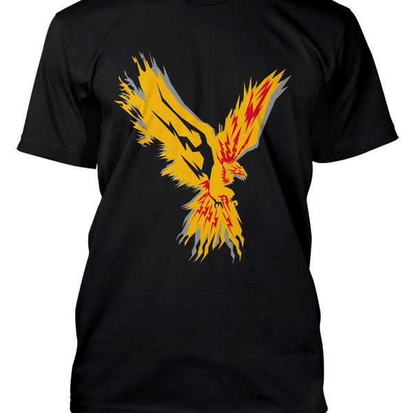 Phoenix T-Shirt Rise From the Ashes Bird Animal Graphic Tee-PL – Polozatee