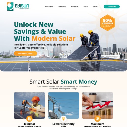 Solar Energy Website Design von win2010