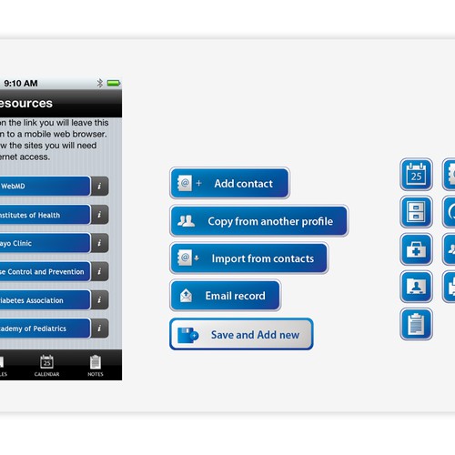 Buttons and icons wanted for Healthcare Mobile App Design by Nightrain