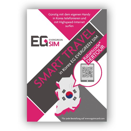 Postcard, flyer or print contest entry by medienviren