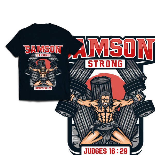 Design by illusionist" titled "Samson Strong"