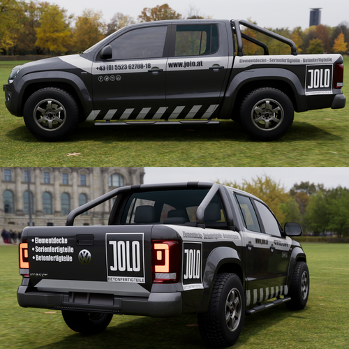 Fahrzeugbeschriftung VW Amarok Diseño de TANSA ART