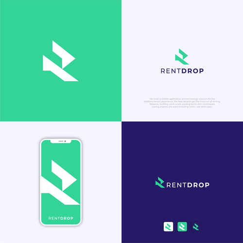 Company logo for next generation rent payment application Design by zudsign