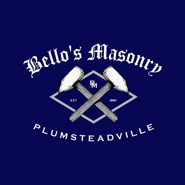 Vintage Logo feel for Masonry company.