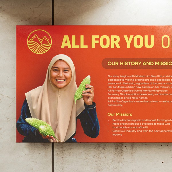 Educational signage for Visitors Centre at the farm