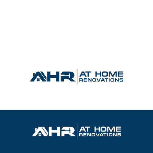 Create a logo for At Home Renovations a kitchen and bath 