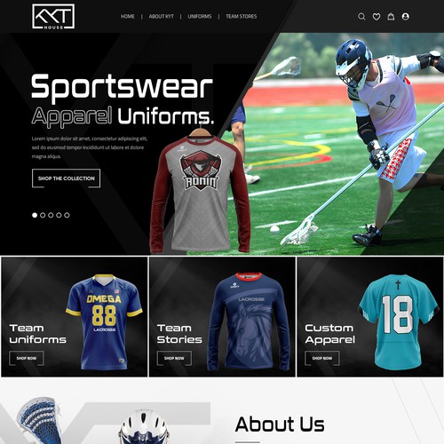 KYT House - Apparel Co Website Design Design by Webenix Solutions