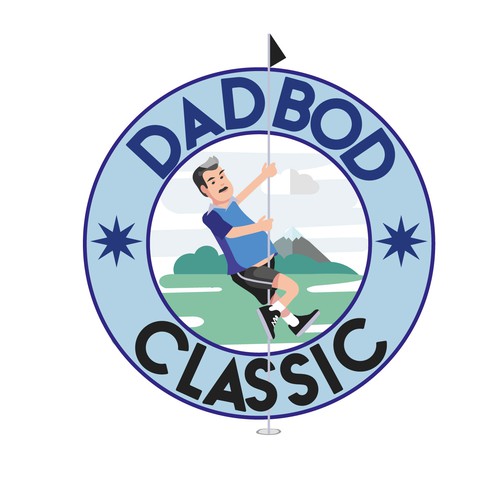 DadBod Classic Logo (golf outing) Design by Zeynep Bala Tuncer