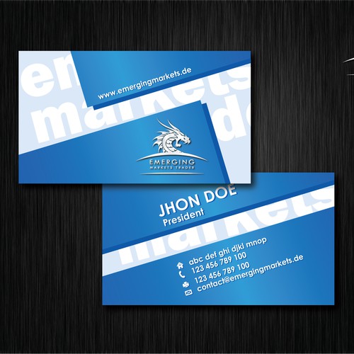 Financial company needs new logo and name card design! Design by akmal_erfan