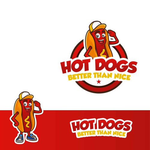 99 Days of Design - NYC Hot Dog Stand Needs A Traditional, Bold and Colourful Logo Design Diseño de Z Creatives