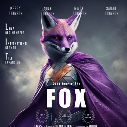 Design di Life360 2023 Year of the Fox Poster di Mahfuz Miah