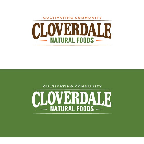 Natural grocery store Logo Design réalisé par MonicaDesigns