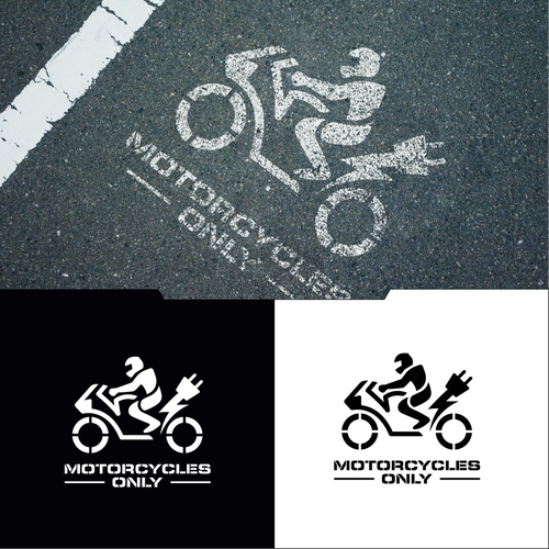 Stencil Design for Electric Motorcycle Charging Location Design by ryART