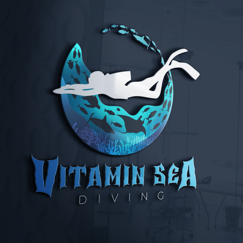 We need a powerful new logo and brand kit for a fun scuba shop Design by Parallax™