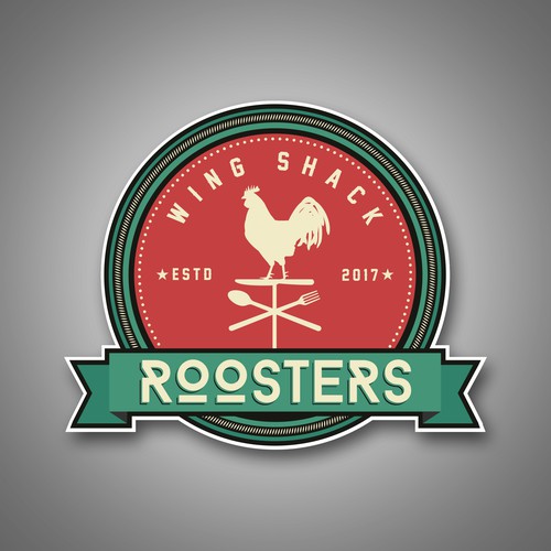 Design a logo for "Roosters Wing Shack" Design réalisé par nina15™