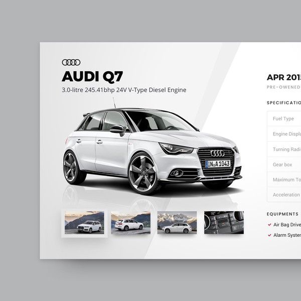 Design by underground182 titled "Car Dealership Interactive TV"