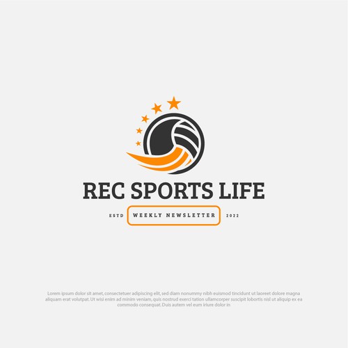 Logo for Newsletter about Recreational Sports Business Design réalisé par harrysvellas