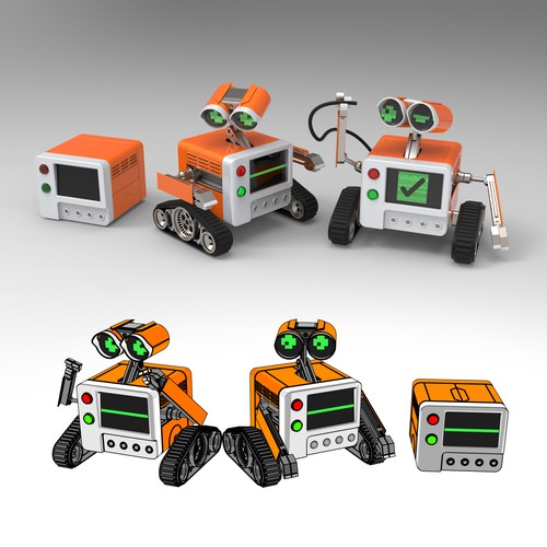 Design a simple character with a complex meaning. Design by Leclerc Thomas