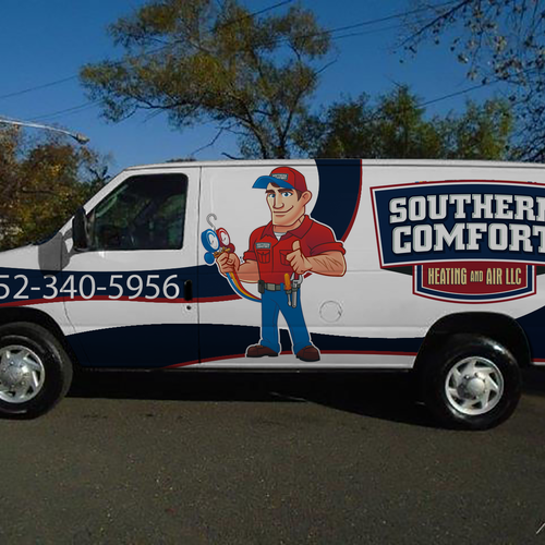 Create the best head turning van hvac van wrap | Signage contest