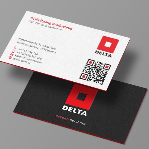 DELTA Business Card Relaunch Design by chandrayaan.creative