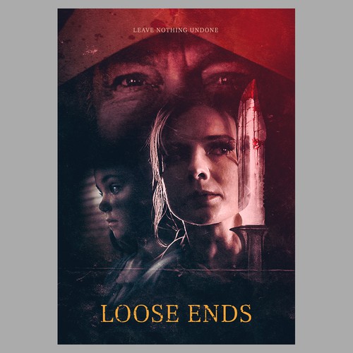LOOSE ENDS horror movie poster Design by Ryasik Design