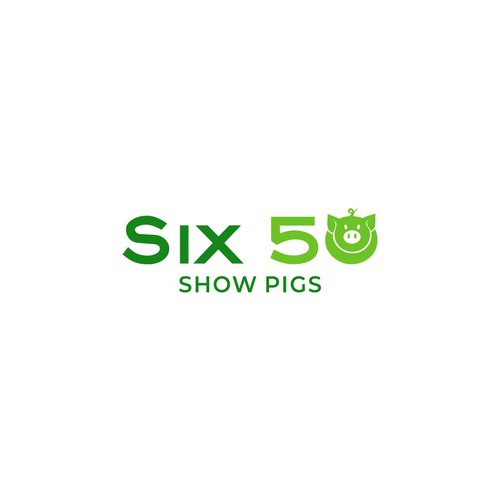 Modern Show pig logo!!!!!! Design by kang saud