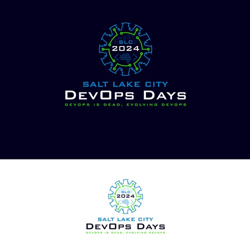 Evolution of DevOps - during Pi day - website and print logo Design by Logicainfo ♥