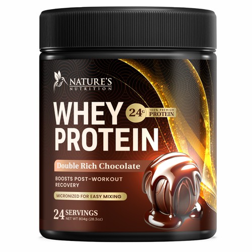 Davi Giolo ★さんのTasty Whey Protein Chocolate Design Needed for Nature's Nutritionデザイン