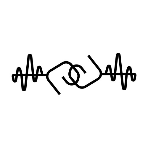 Tattoo of interlocked hands - symbolic of connection Design by LukaJane