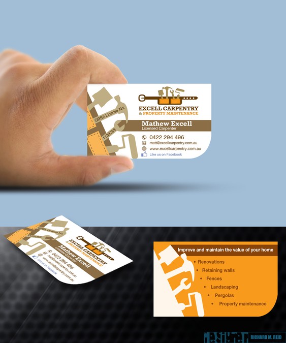 ***New business card wanted*** for Excell Carpentry and ...