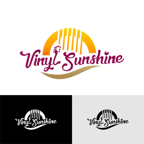 Vinyl Sunshine needs an uplifting retro, 60s/70s BAND logo Design by logologoan