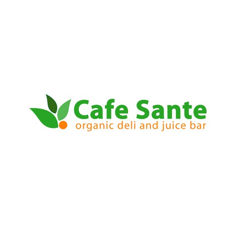 Create the next logo for "Cafe Sante" organic deli and juice bar デザイン by Jackson Design