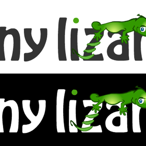 Tiny Lizard Logo Diseño de medidog