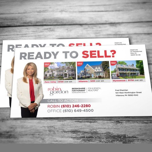 Postcard, flyer or print contest entry by Sketch Media™