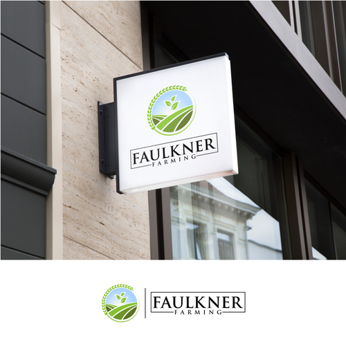 Sustainable & Regenerative Farming Logo and design work "Faulkner Farming" Design by Art_Cues