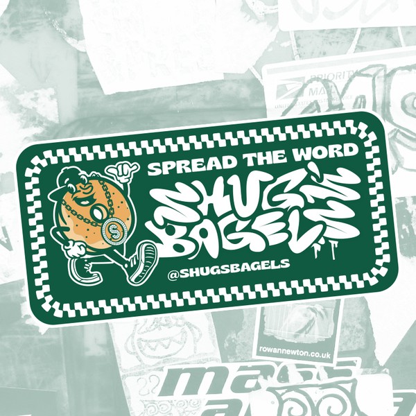 Playful Sticker to tease a New Restaurant