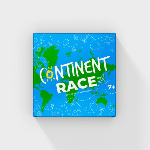 Continent Race - Kids Game -  Learn about the World! Diseño de Kate Design ❤️