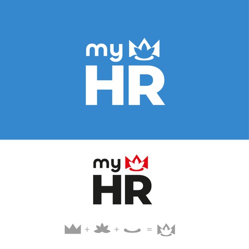 Create an awesome logo for myHR, the #1 HR Software in Luxembourg ! Design by M.I.Thomson
