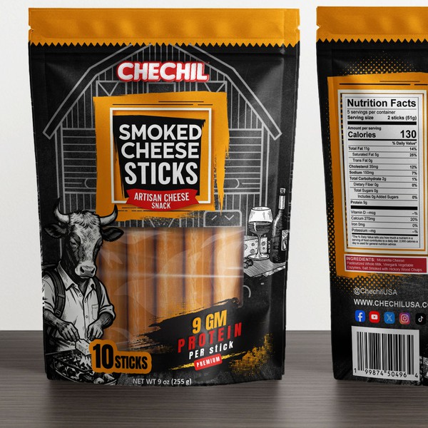 Bold stand up pouch for CHECHIL