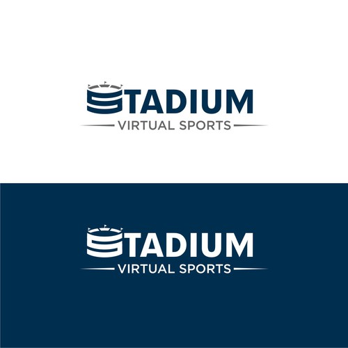 "Stadium Virtual Sports" Formal Logo Design Design by djong celebes